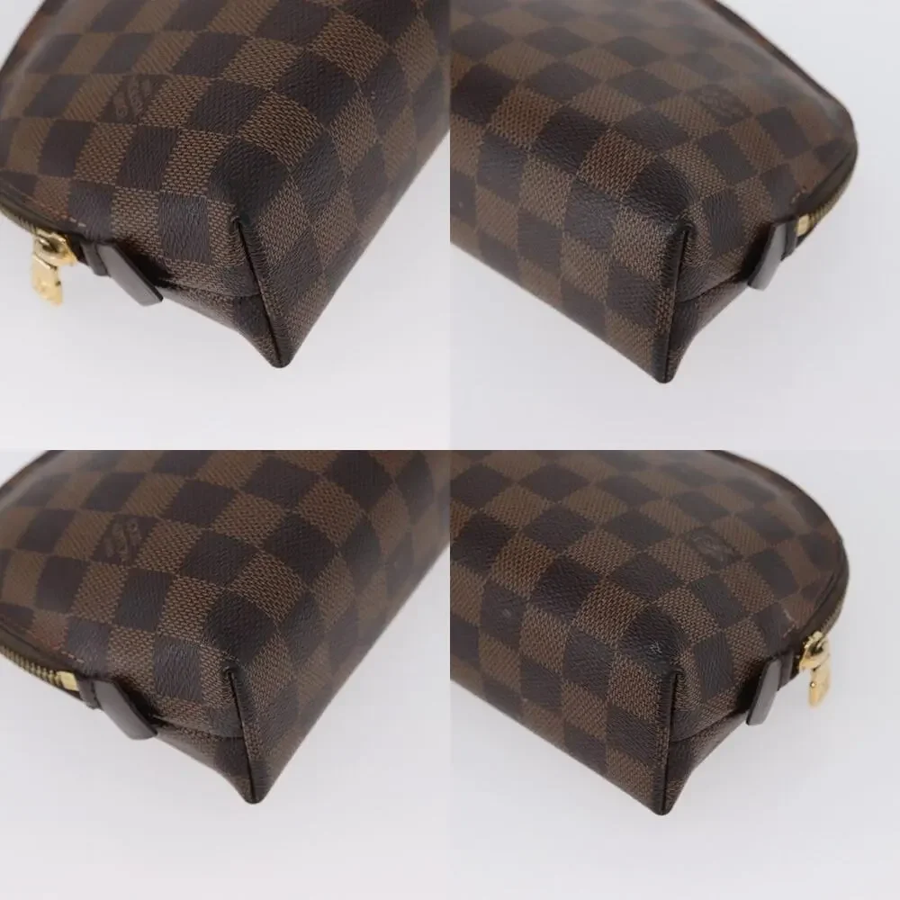 Louis Vuitton Damier Ebene Pochette Cosmetic GM Pouch Brown
